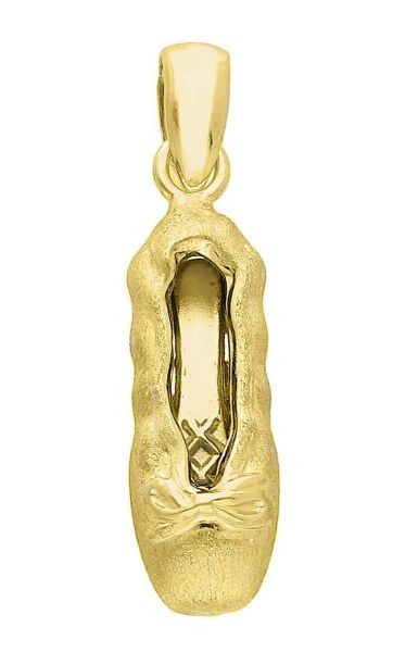 Imagen de Colgante Primera Comunión Zapato de baile oro amarillo 18k