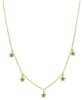 Picture of Light blue Stars enamel First Communion Chocker | 18k gold | 42 cm
