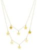 Imagen de Chocker Primera Comunión Estrellas oro amarillo 18k | 42 cm 