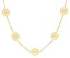 Imagen de Chocker Primera Comunión Flor oro amarillo 18k | 42 cm 