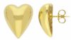 Imagen de Pendientes de lóbulo Primera Comunión Corazón oro amarillo 18k