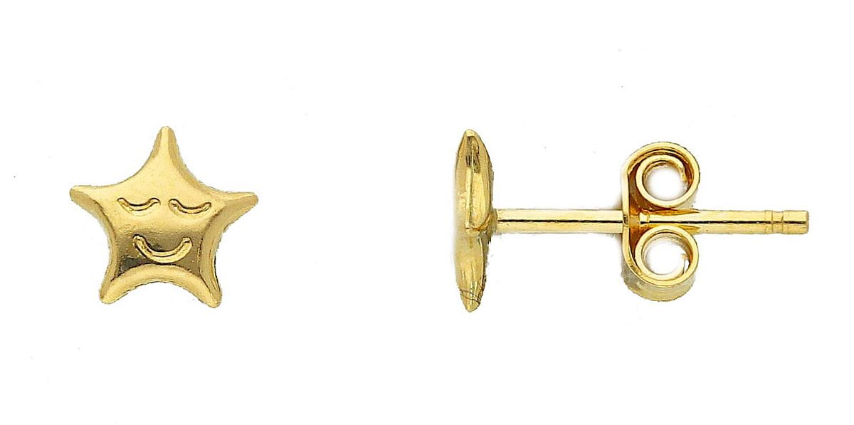 Orecchini in oro 18 carati Ball Ball Lisa 7,5 mm. Chiudi