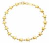 Immagine di Bracciale Cresima Stelle tutto giro oro giallo 18k | 17 cm 