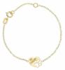 Immagine di Bracciale Cresima Zampa oro giallo 18k | 18 cm 