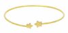 Immagine di Bracciale Cresima Stella piccola / grande oro giallo 18k | Diam 6 cm
