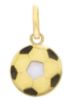 Picture of Enamel Soccer Ball Confirmation Pendant 9k yellow gold