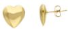 Imagen de Pendientes lóbulo de Confirmación Corazón oro amarillo 18k