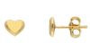 Imagen de Pendientes lóbulo de Confirmación Corazón oro amarillo 18k