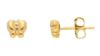 Picture of 18k yellow gold Butterfly lobe Confirmation Earrings