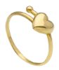 Immagine di Anellino Cresima ragazza Cuore oro giallo 18k