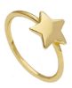 Imagen de Anillo de Confirmación Estrella oro amarillo macizo 18k