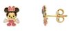 Imagen de Pendientes lóbulo Minnie oro amarillo 18k esmalte
