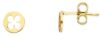 Picture of 9k yellow gold four-leaf Clover lobe Earrings