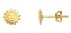 Picture of 18k yellow gold small Sun lobe Earrings