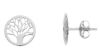 Picture of 9k white gold Tree of Life Earrings