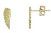 Picture of 9k yellow gold Angel Wings Earrings