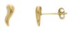 Imagen de Pendientes Cuerno de la Suerte oro amarillo 18k