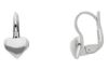 Imagen de Pendientes Corazón oro blanco 18k