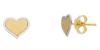 Imagen de Pendientes Corazón oro bicolor 18k