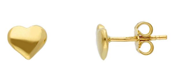Immagine di Orecchini Cuore oro giallo 18k