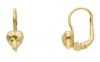 Picture of 18k yellow gold Heart Earrings