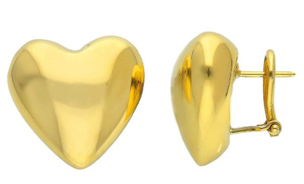 Imagen de Pendientes Corazón oro amarillo 18k
