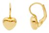 Imagen de Pendientes Corazón oro amarillo 18k