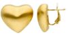 Picture of 18k yellow gold Heart Earrings stud / clip