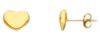 Immagine di Orecchini Cuore oro giallo 9k