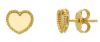Picture of Solid 18k yellow gold Heart Earrings