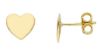 Picture of Solid 18k yellow gold Heart Earrings