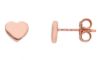 Picture of 18k rose gold Heart Earrings