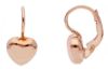 Imagen de Pendientes Corazón oro rosa 18k