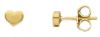Immagine di Orecchini Cuore piccolo oro massiccio giallo 18k