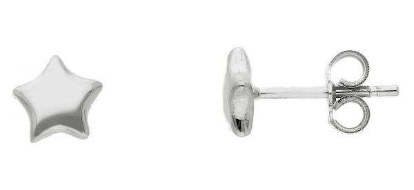 Immagine di Orecchini Stella oro bianco 18k