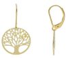 Imagen de Pendientes Árbol de la Vida oro amarillo 9k