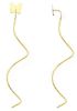 Imagen de Pendientes colgantes Mariposa oro amarillo 18k