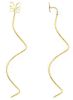 Picture of 18k yellow gold Butterfly dangle Earrings