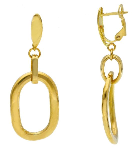 Picture of 18k yellow gold dangle Earrings