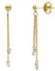 Picture of 18k bicolor gold dangle Earrings
