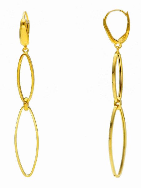 Picture of 18k yellow gold dangle Earrings