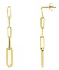 Picture of 18k yellow gold dangle Earrings | Made in Italy