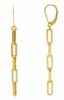 Picture of 18k yellow gold dangle Earrings | Made in Italy