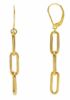 Picture of 18k yellow gold dangle Earrings | Made in Italy