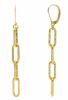 Picture of 18k yellow gold dangle Earrings | Made in Italy