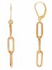 Picture of 18k rose gold dangle Earrings | Made in Italy