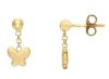 Picture of 18k yellow gold Butterfly dangle Earrings