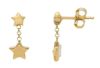 Picture of 18k yellow gold Stars dangle Earrings