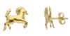 Imagen de Pendientes Caballo oro amarillo 18k