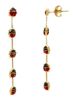 Imagen de Pendientes Mariquita oro amarillo 18k